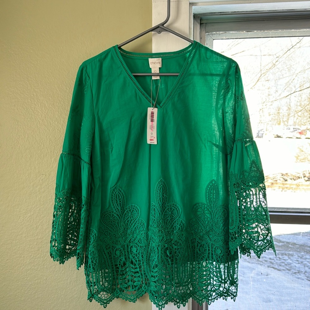 Gorgeous green top by Chico’s